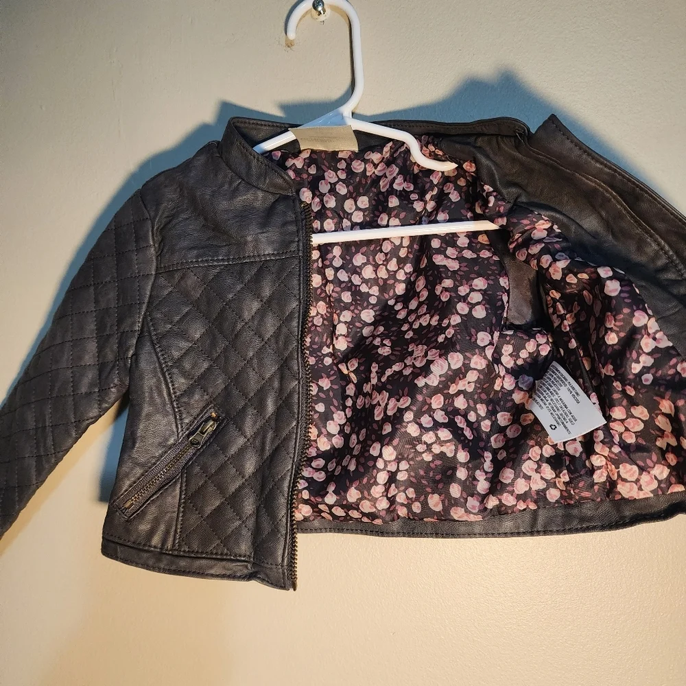 Children's Quilted Gray‎ Jacket Genuine Kids 18M